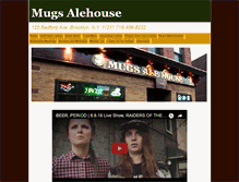 Tablet Screenshot of mugsalehouse.com